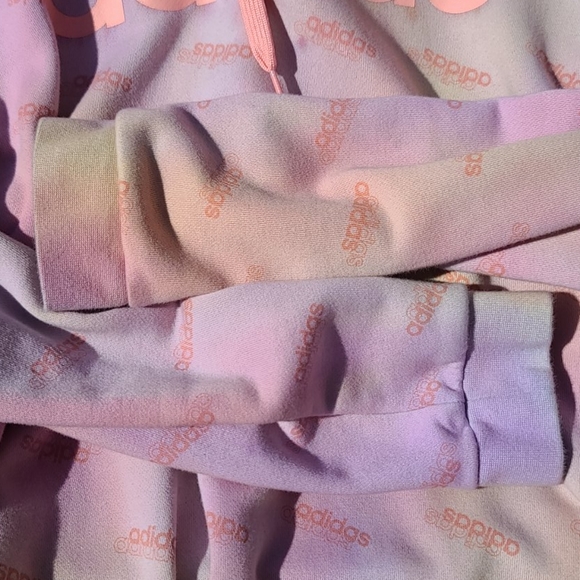 Custom washed up pastel ADIDAS HOODIE - Picture 2 of 8